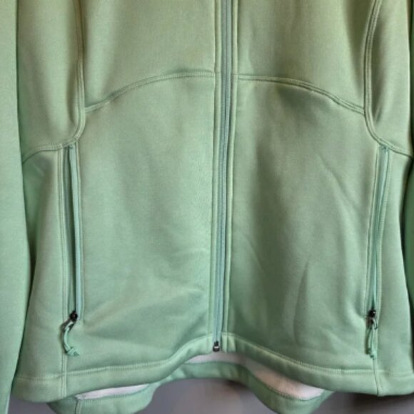 NWT The North Face Women's Mint Green Full Zip Fleece Lined Jacket, XL - Picture 5 of 7